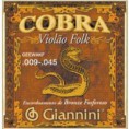 ENCORDOAMENTO VIOLÃO FOLK GIANNINI AÇO COBRA R$17,00